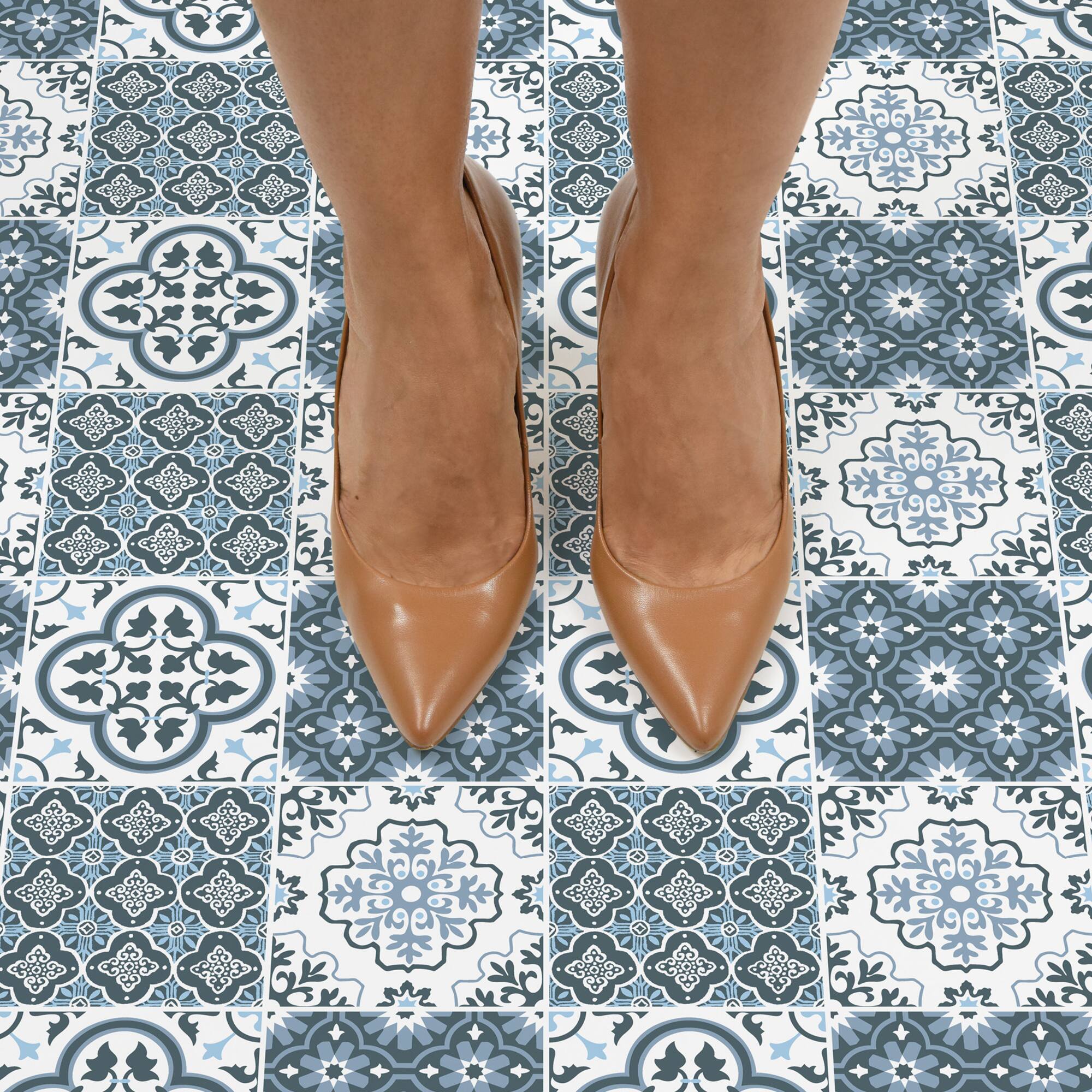 FloorPops Myriad Peel & Stick Floor Tiles